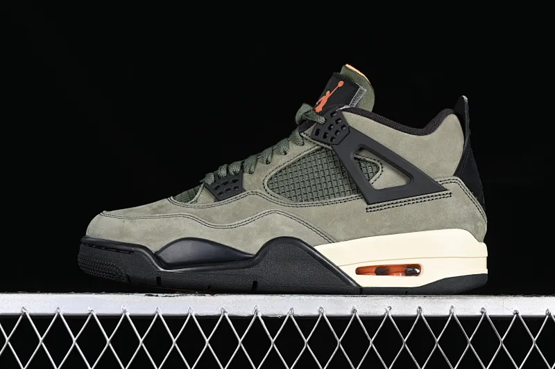 All categories Air Jordan Jordan series basketball shoes Air Jordan 4 GX foreign trade version Air Jordan 4 Retro "Undftd" AJ4 Joe 4 suede military green